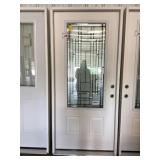 36' x 80' LH Fiberglass MV Deco Glass Ext. Door