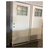 36' x 80' RH Steel Craftsman Style Exterior Door