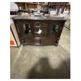 60' x 19' San Marino Server in Dark Brown
