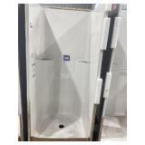 32' x 75' Fiberglass Shower Unit in White