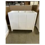 40' x 19' Vanity Base in White