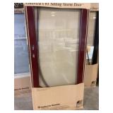 Larson® 32' x 80' Cranberry FV Storm Door w/ HW