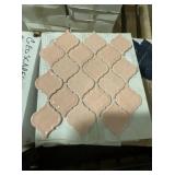 12' First Lady Pink Shaw Mosaic Tile x 100Pcs