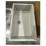 30' x 18' Silgranite Single Bowl Sink in Champagne