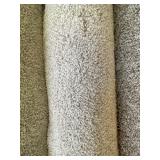 12 x 13 Plush Carpet Roll in White/Gray x 156SF