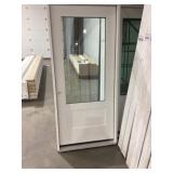 36' x 80' RH Fiberglass 3/4 View Exterior Door