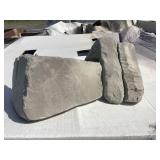 Vallese Bianco Marmo Corner Facestone x 160LF