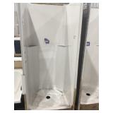 32' x 75' Fiberglass Shower Unit in White