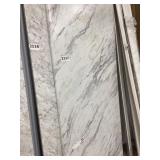 8' Calcutta Marble Formica Island Countertop