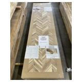 8'-2' Unfinished Chevron Butcher Block Top