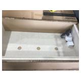 60' x 30' Solid Surface Lighted Shower Dome