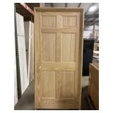 30' x 80' RH 6-Panel Pine Interior Door