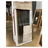34' x 78' Sliding Patio FV Door in White w Screen
