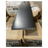 2-1/2' x 96' Tarkett Black Vinyl Base x 4Boxes