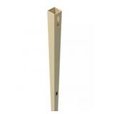 9' Vinyl Routed Fence End Post in Beige x 5