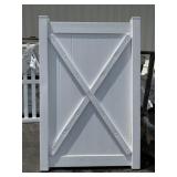 6Ft White Vinyl Corner Posts x 12