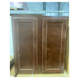 27' x 30' Bristol Chocolate Wall Cabinet x 4