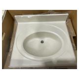 25' x 22' Single Sink Vanity Top in Tahini Desert