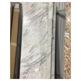 8' Calcutta Marble Formica Island Countertop x 2