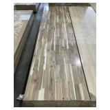 25' x 8' Unfinished Acacia Butcher Block Top