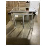 24' x 20' Mirrored Cabinet with Storage
