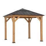 9' x 9' Cedar Framed Gazebo w/ Steel Roof