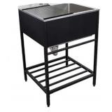 RTA 25' x 22' Black SS Farmhouse Landry Rack