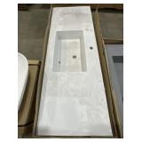 Aquabella 55' Wall Mount Sink in White
