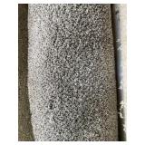 12 x 24.4 Plush Carpet Roll in Gray/Black x 291SF