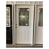 36' x 80' RH Steel MV Deco Glass Exterior Door