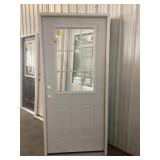36' x 80' RH Steel HV 9-Lite Exterior Door