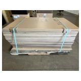 Pallet of 32-1/2' x 51-1/2' MDF Boards