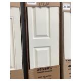 30' x 80' MDF Hollow Core Bifold Door x 2