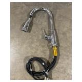 Single Handle Pull-Down Faucet in Polished Chrome