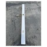 6Ft White Vinyl Corner Posts x 4