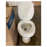 ProFlo White Elongated Toilet w/ Seat x2