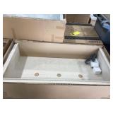 60' x 30' Solid Surface Lighted Shower Dome