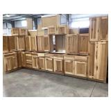 15pc. Silvercreek Hickory Shaker 30' Kitchen