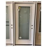 36' x 80' LH Fiberglass FV Privacy Glass Ext. Door