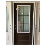 36' x 80' RH Fiberglass MV 6-Lite Exterior Door