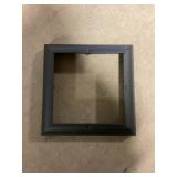 8' Smooth Black Fine Texture Spilt Cap/Base