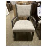 38'H Farmhouse Dining Chairs with Arms x 2