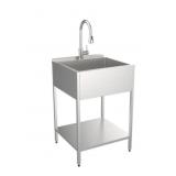 RTA 24' x 22' Laundry Sink w Storage Shelf& Faucet