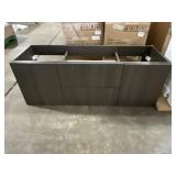 54' x 19' Wall Mount Vanity Base in Espresso