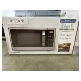 Vissani 1.1Cu Ft Stainless Steel Microwave