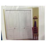 36' x 80-1/2' MDF 2-Panel Bifold Door x 2