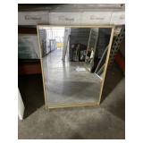 20' x 28' Rectangular Mirror with Gold Frame