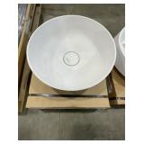 Aquabella 15-3/4' XL Circle Sink in White x 2Pcs