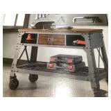 Whalen 48'L Industrial Metal & Wood Workbench