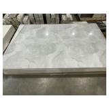 60' x 98' Shower Wall Panel in White Marble x 5